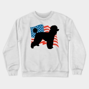 Poodle USA America - Dog Lover Dogs Crewneck Sweatshirt